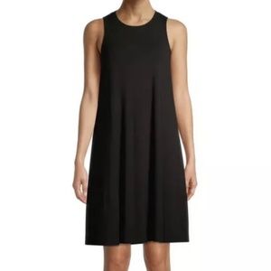 Time and Tru Sleeveless Knit Black Dress W/Pockets Size XXXL/22 NEW